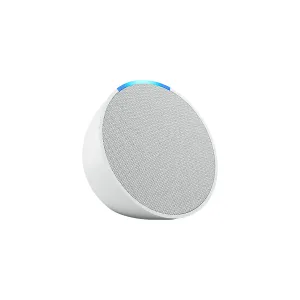 PARLANTE AMAZON ECHO POP SMART AND COMPACT CON SHARP SOUND AND ALEXA GLACIER WHITE